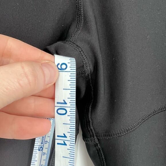 Gottex Women's Workout Pants Size Small Leggings Black White Phone Pocket Side c - Picture 11 of 12